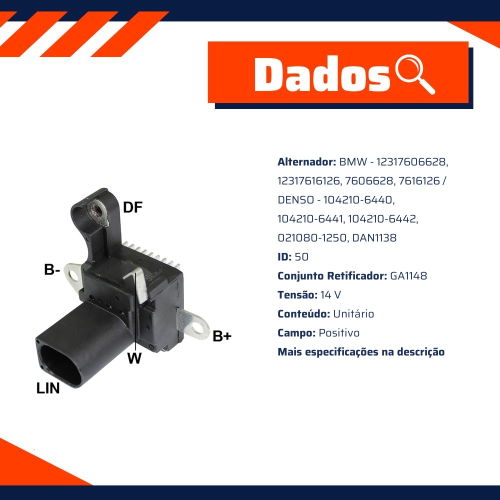 Regulador de Voltagem 14V - Gauss - GA155