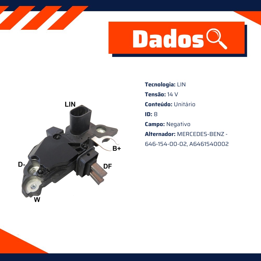 Regulador de Voltagem 14V - Gauss - GA267