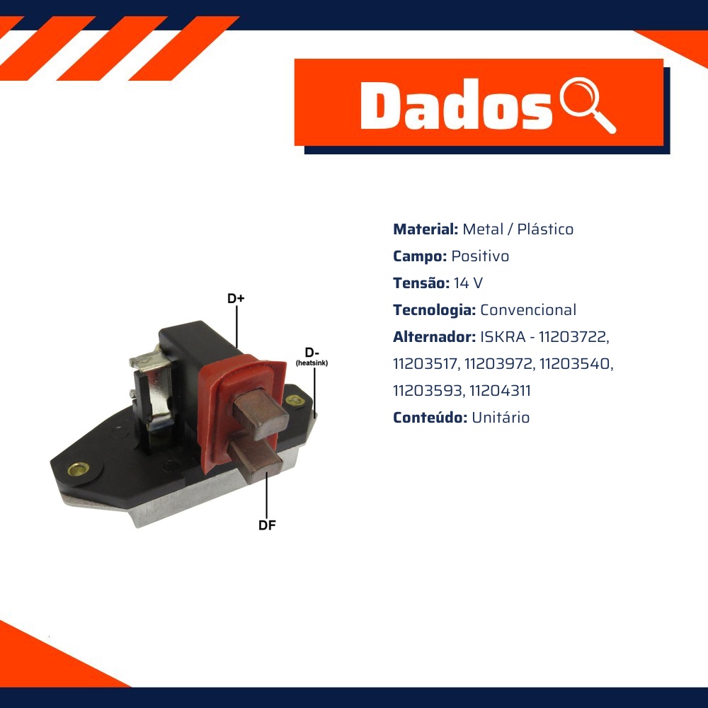 Regulador de Voltagem 14V - Gauss - GA406