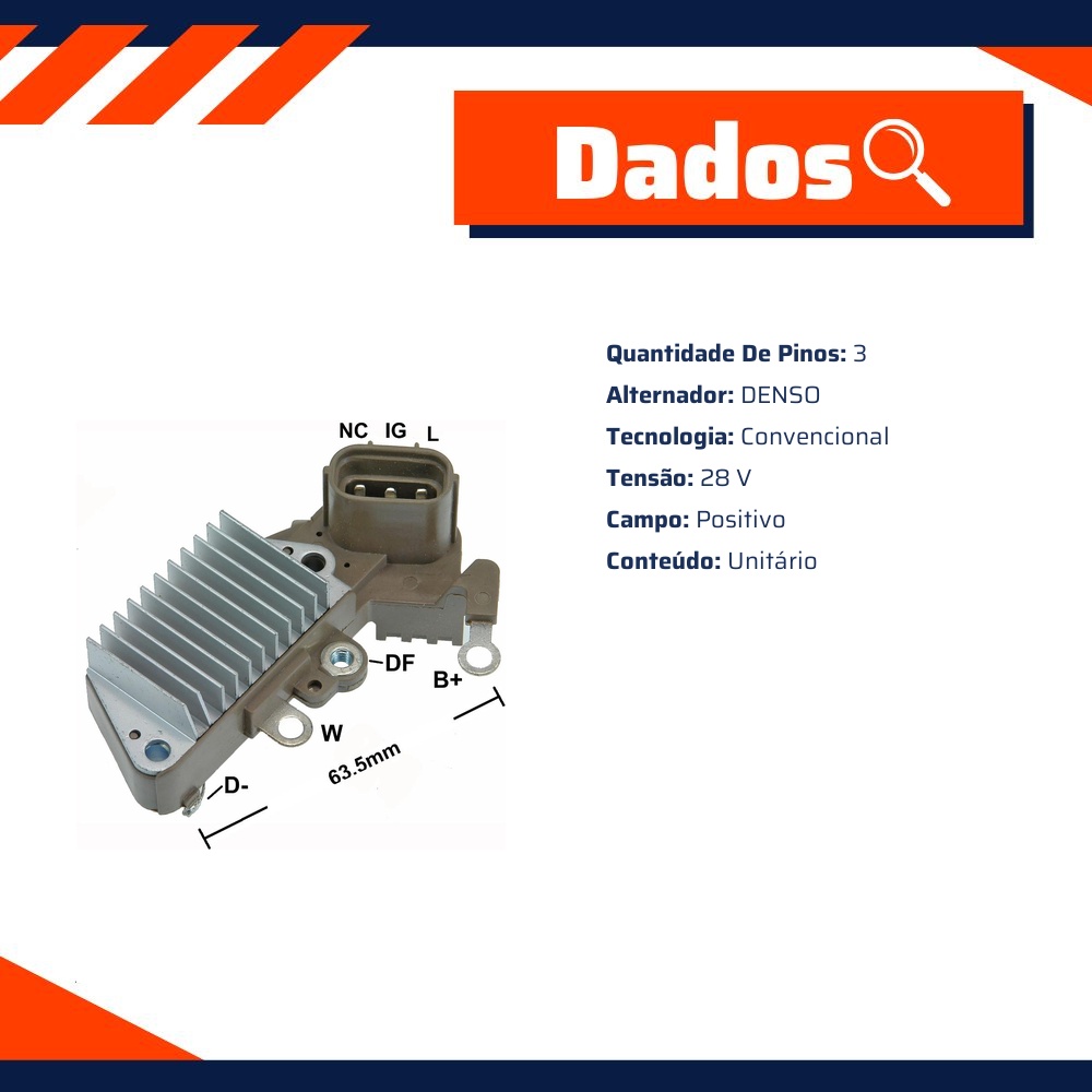 Regulador de Voltagem 28V - Gauss - GA861
