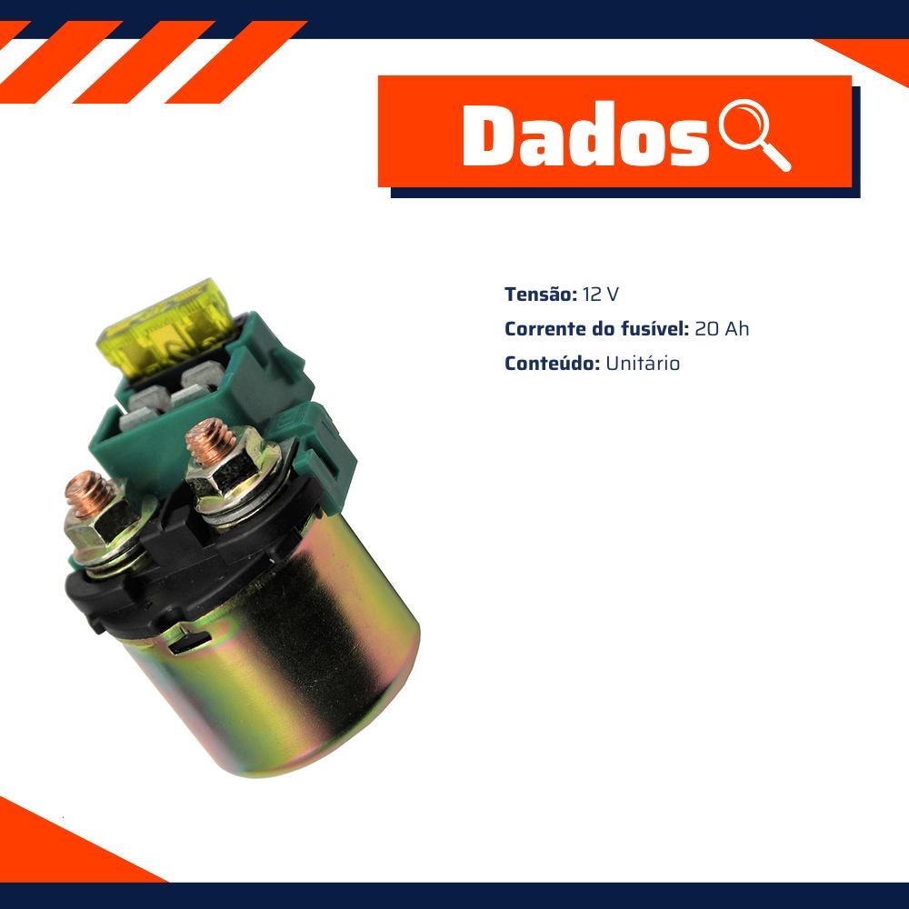 Relé de Partida para Moto - Gauss - GM22003