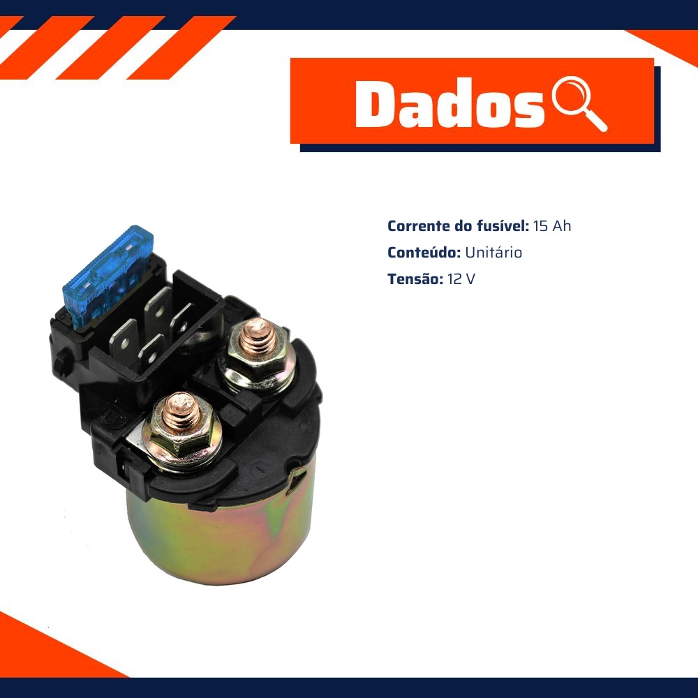 Relé de Partida Para Moto - Gauss - GM22005