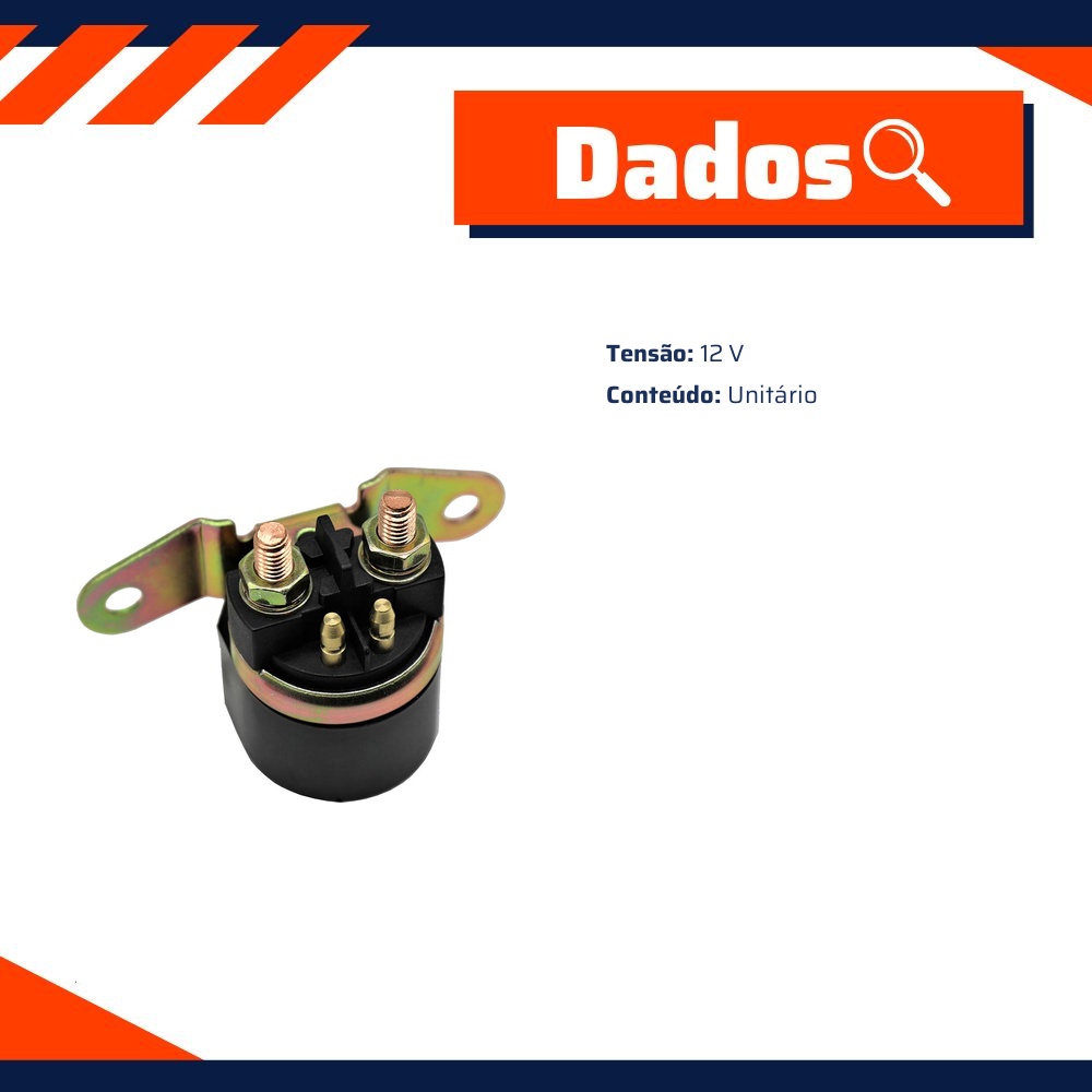 Relé de Partida para Moto - Gauss - GM22007
