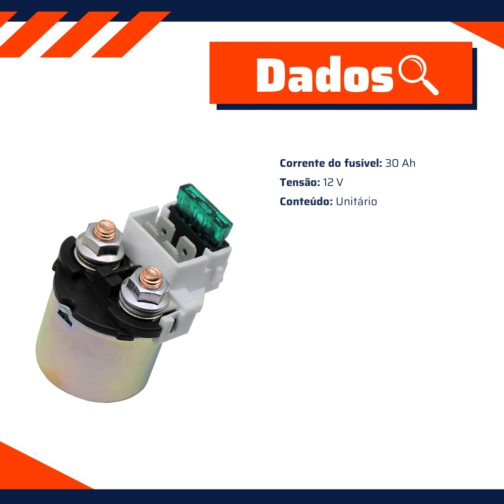 Relé de Partida para Moto - Gauss - GM22029