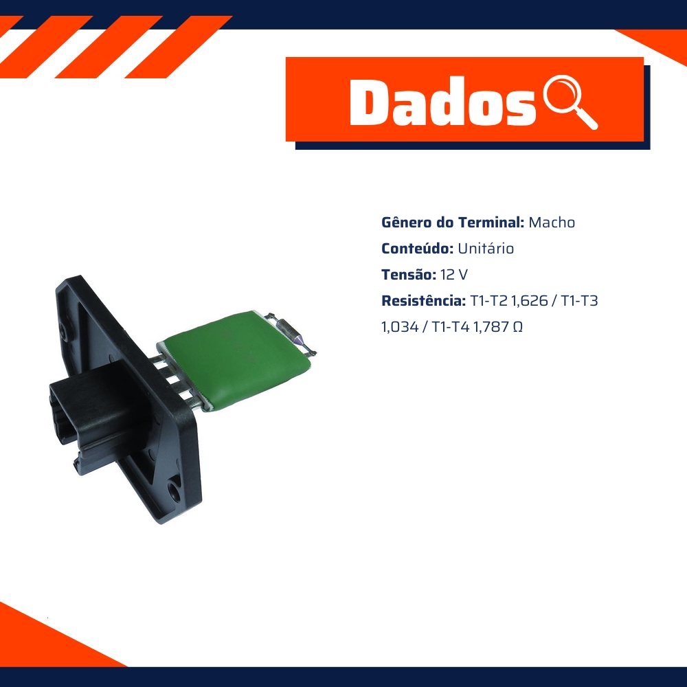 Resistência 12V para Toyota Hilux e Hilux SW4 - Gauss - GE3088