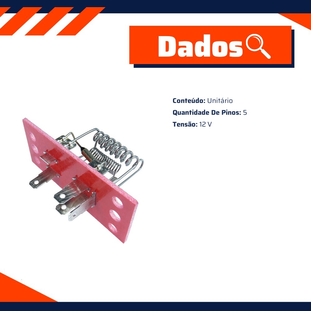 Resistência do Ventilador - Gauss - GE3074