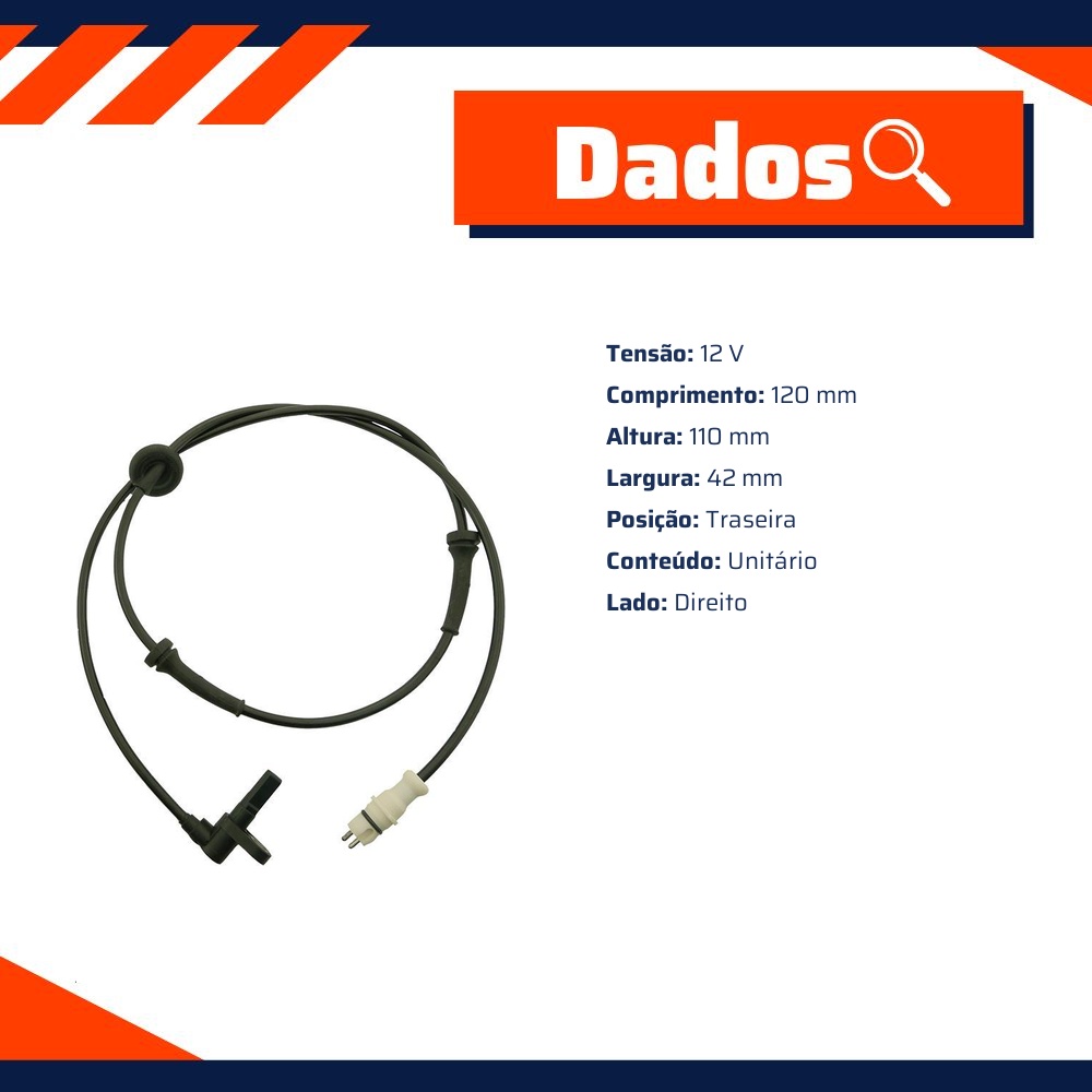 Sensor Abs - Gauss - GS2162