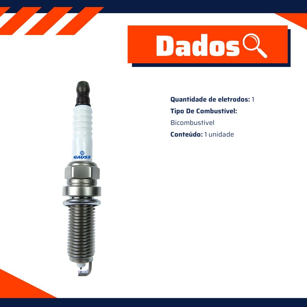 Vela de Ignição - Gauss - GV7R19-09