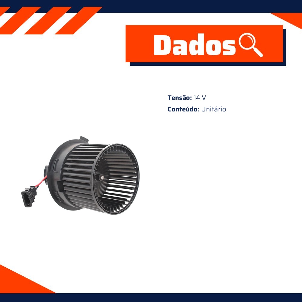 Motor do Ventilador Interno - Gauss - GE4001