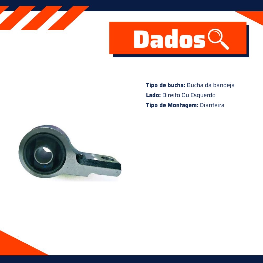 Bucha Traseira Bandeja Dianteira - Cobra Automotiva - B3735