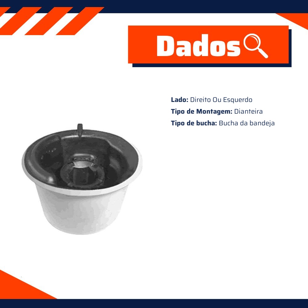 Bucha Traseira Bandeja Dianteira - Cobra Automotiva - B7946