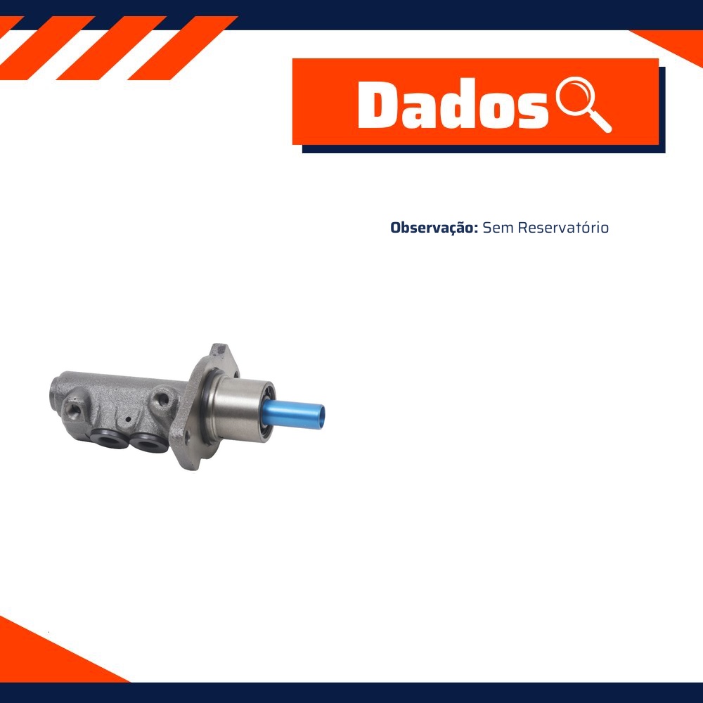 Cilindro Mestre Freio Duplo para Ford Ka - Cobra Automotiva - CM-0940