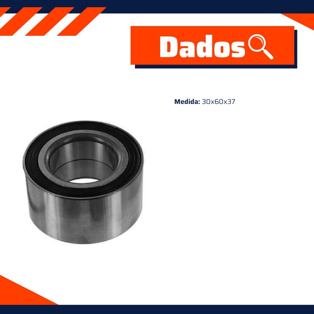 Rolamento Contato Angular Esferas - Cobra Automotiva - DAC306037 / PRDAC306037