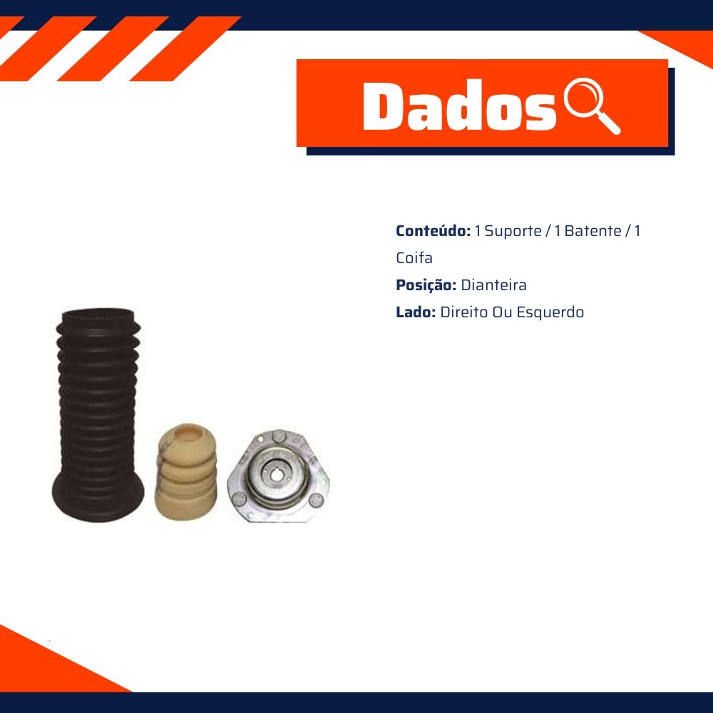 Kit Amortecedor Dianteiro para Ford Fiesta e Ka - Cobra Automotiva - FO244P C