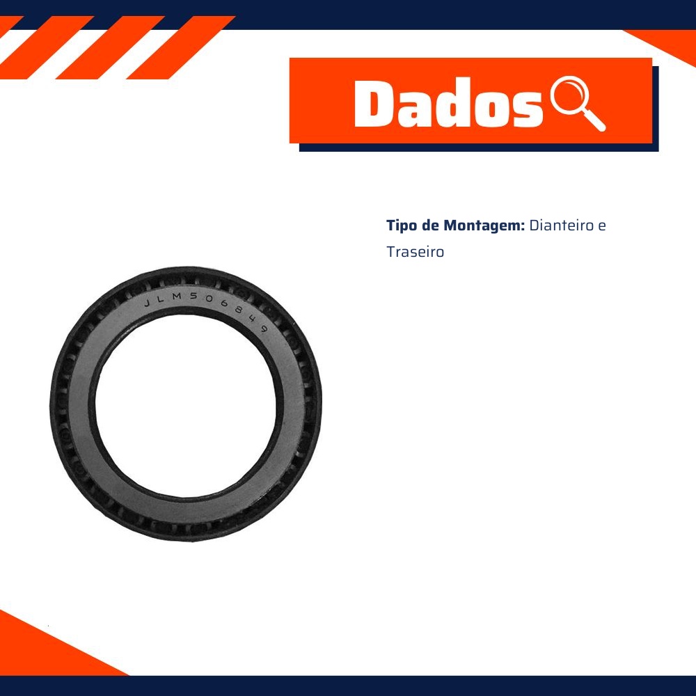 Rolamento Roda Diferencial - Cobra Automotiva - JLM506810849