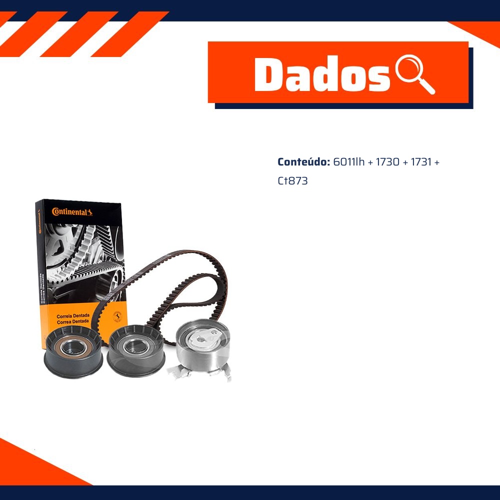 Kit Correia Dentada Tensor para Chevrolet Corsa Wagon - Cobra Automotiva - KT1390 C