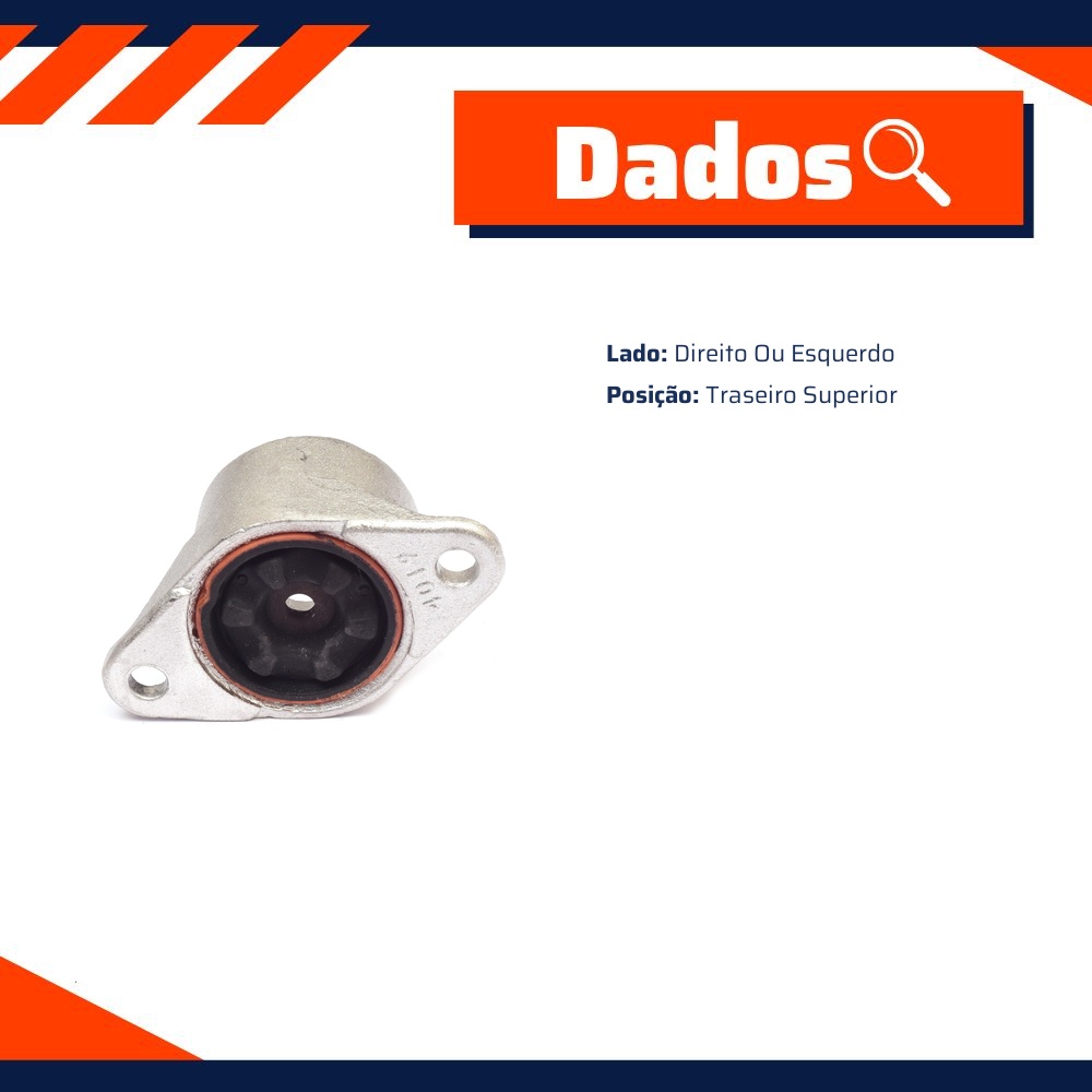 Coxim Suporte Superior Amortecedor Traseiro - Cobra Automotiva - SA3736