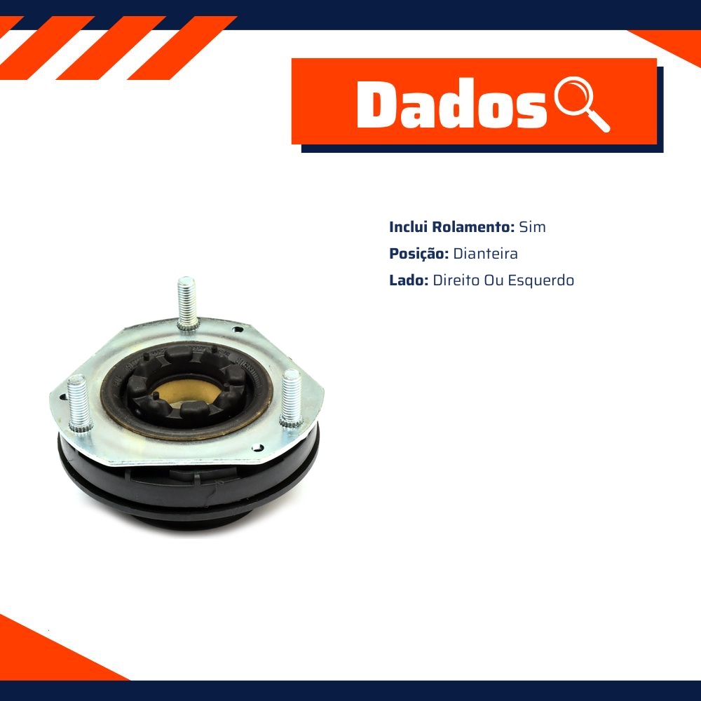 Coxim Amortecedor Dianteiro Com Rolamento - Cobra Automotiva - SA3750R