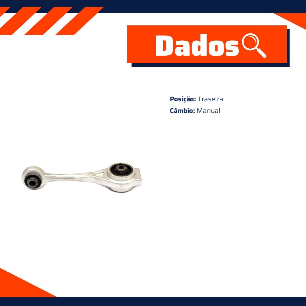 Coxim Suporte Traseiro Câmbio Manual - Cobra Automotiva - SC4124