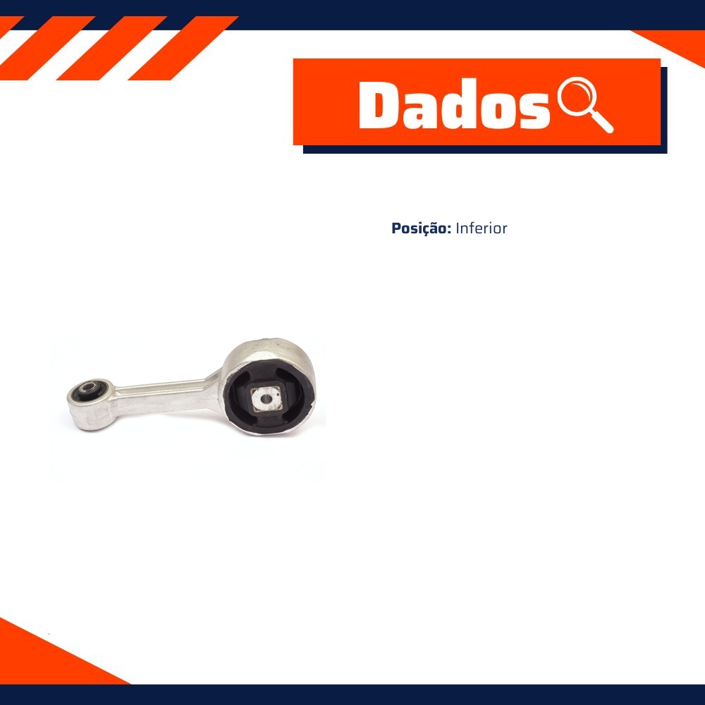 Coxim do Motor Inferior Câmbio - Cobra Automotiva - SC7955