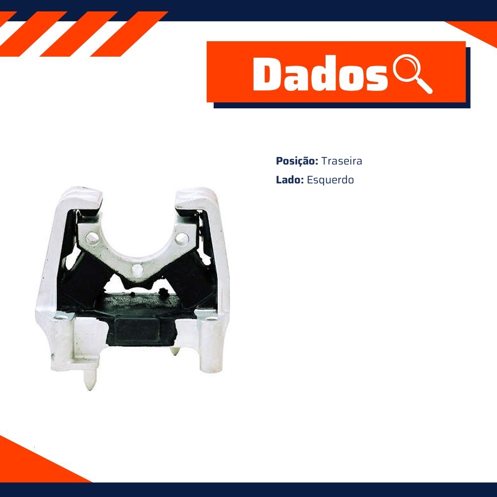 Coxim Traseiro Motor Esquerdo para Chevrolet Vectra - Cobra Automotiva - SM1131 C