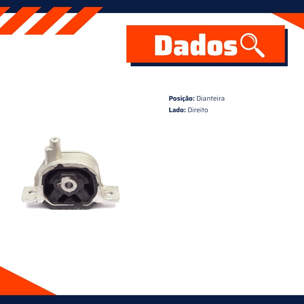 Coxim Suporte Motor Direito para Fiat Doblo - Cobra Automotiva - SM2118 C