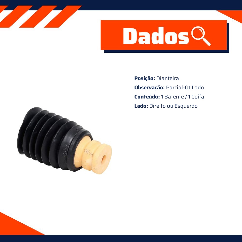Kit Amortecedor Dianteiro para Toyota Corolla - Cobra Automotiva - TO-728P