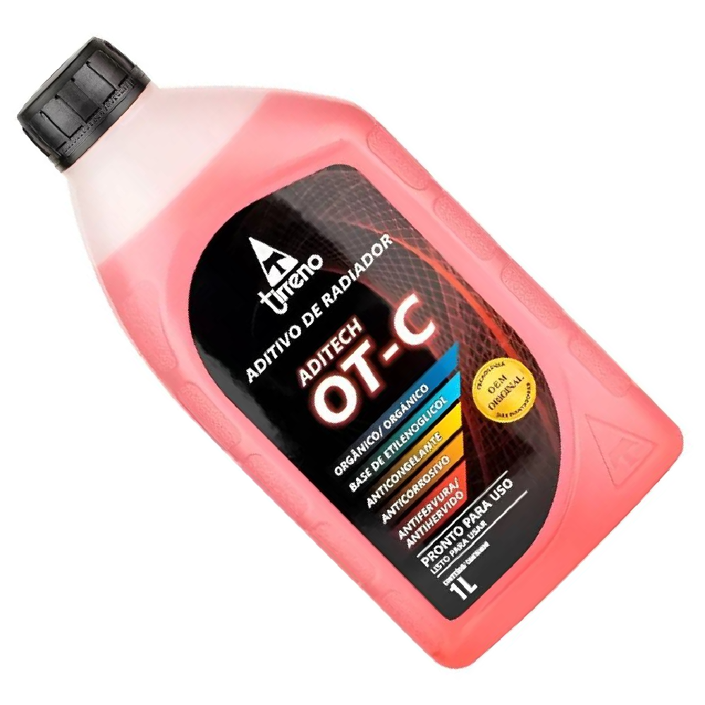 Aditivo para Radiador Laranja Tirreno Aditech OT-C Orgânico Pronto para Uso 1 Litro - Tirreno - FLU/DS/296FU1