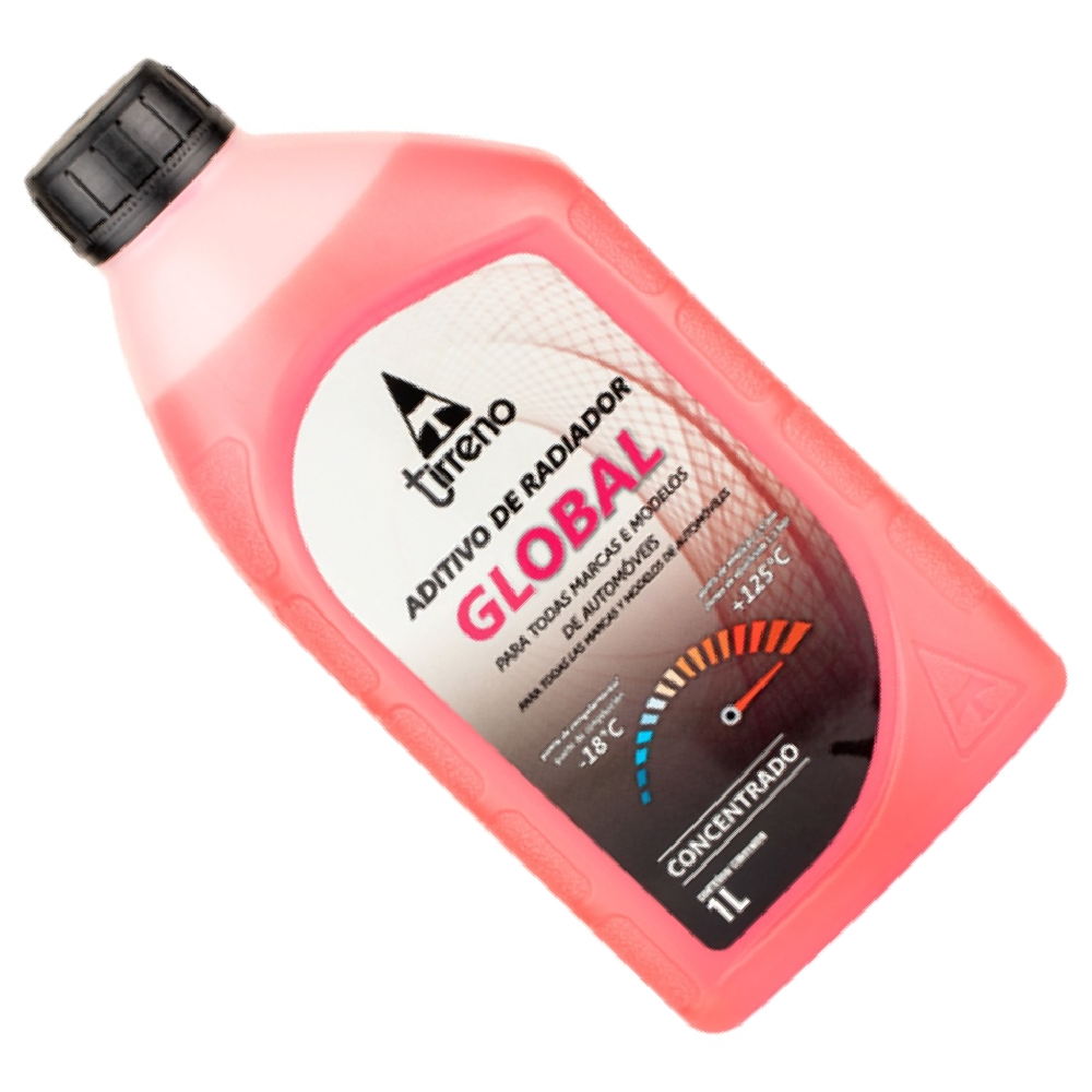Aditivo para Radiador Rosa Tirreno Global Concentrado 1 Litro - Tirreno - FLU/DS/279FU1