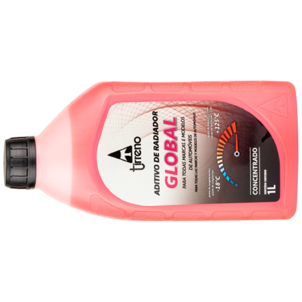 Aditivo para Radiador Rosa Tirreno Global Concentrado 1 Litro - Tirreno - FLU/DS/279FU1