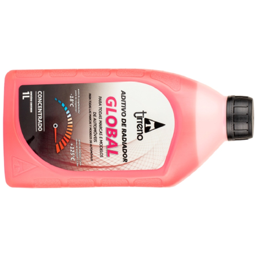 Aditivo para Radiador Rosa Tirreno Global Concentrado 1 Litro - Tirreno - FLU/DS/279FU1
