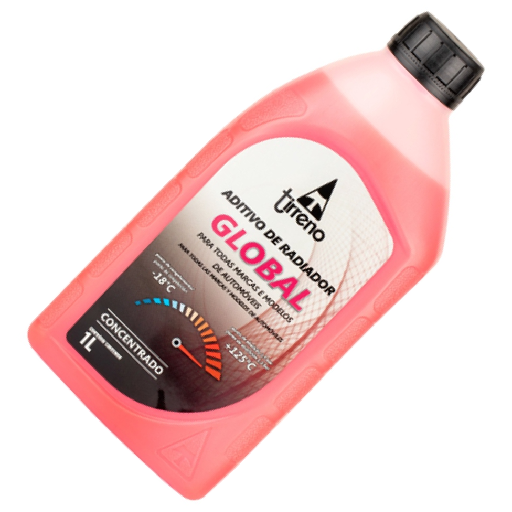 Aditivo para Radiador Rosa Tirreno Global Concentrado 1 Litro - Tirreno - FLU/DS/279FU1