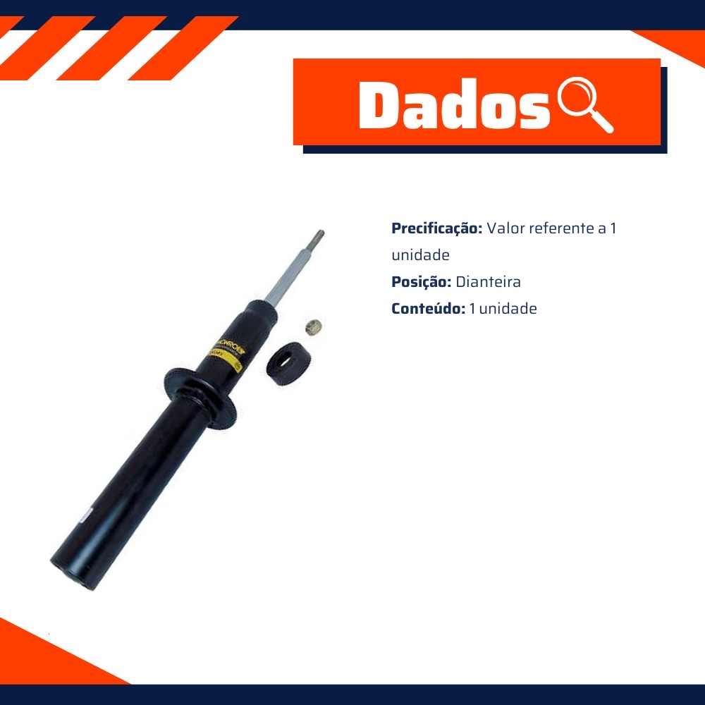 Amortecedor Dianteiro da Suspensão para BMW X5 e X6 - Monroe - D0305