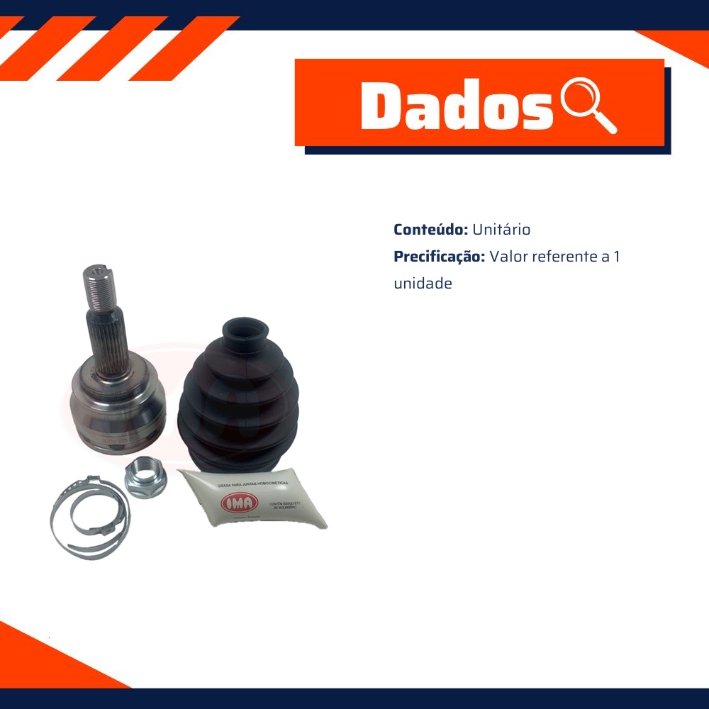 Ponteira Homocinética para Mitsubishi ASX - IMA - AL-1704