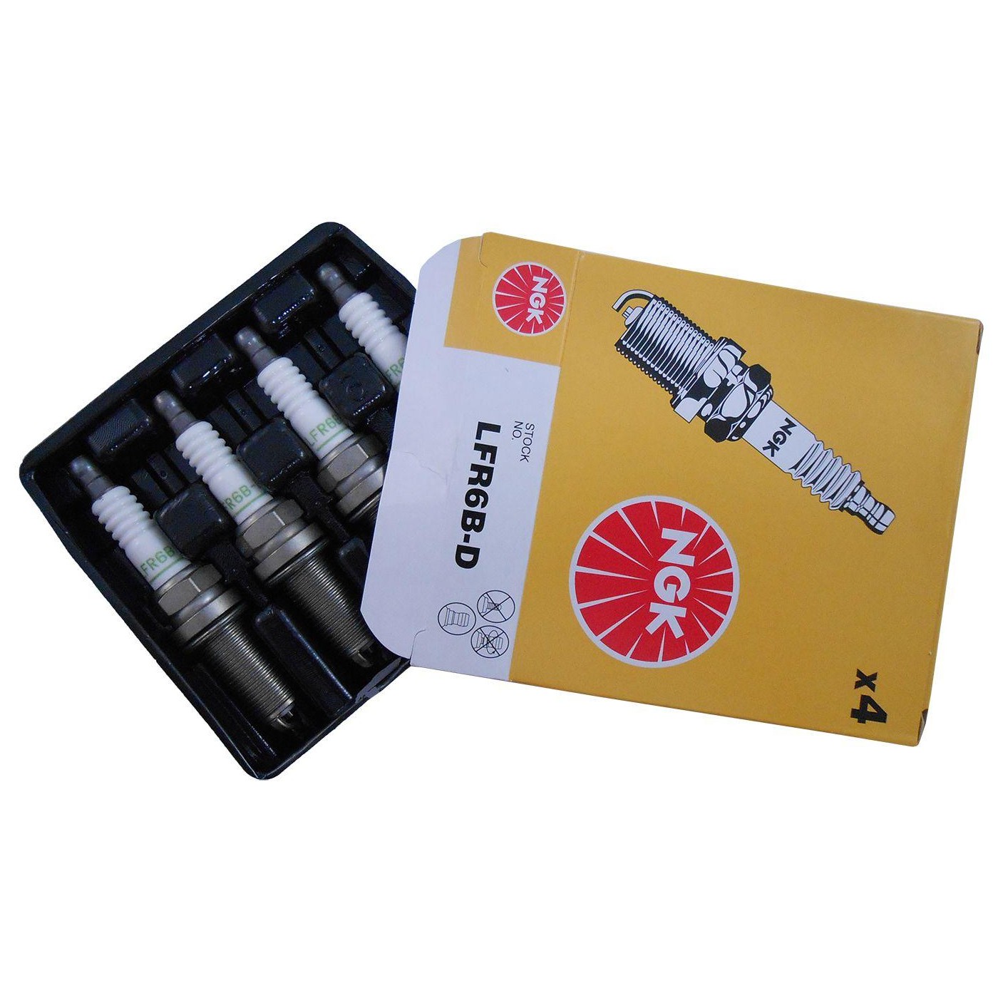 Kit 4 Vela de Ignição - NGK - LFR6B-D