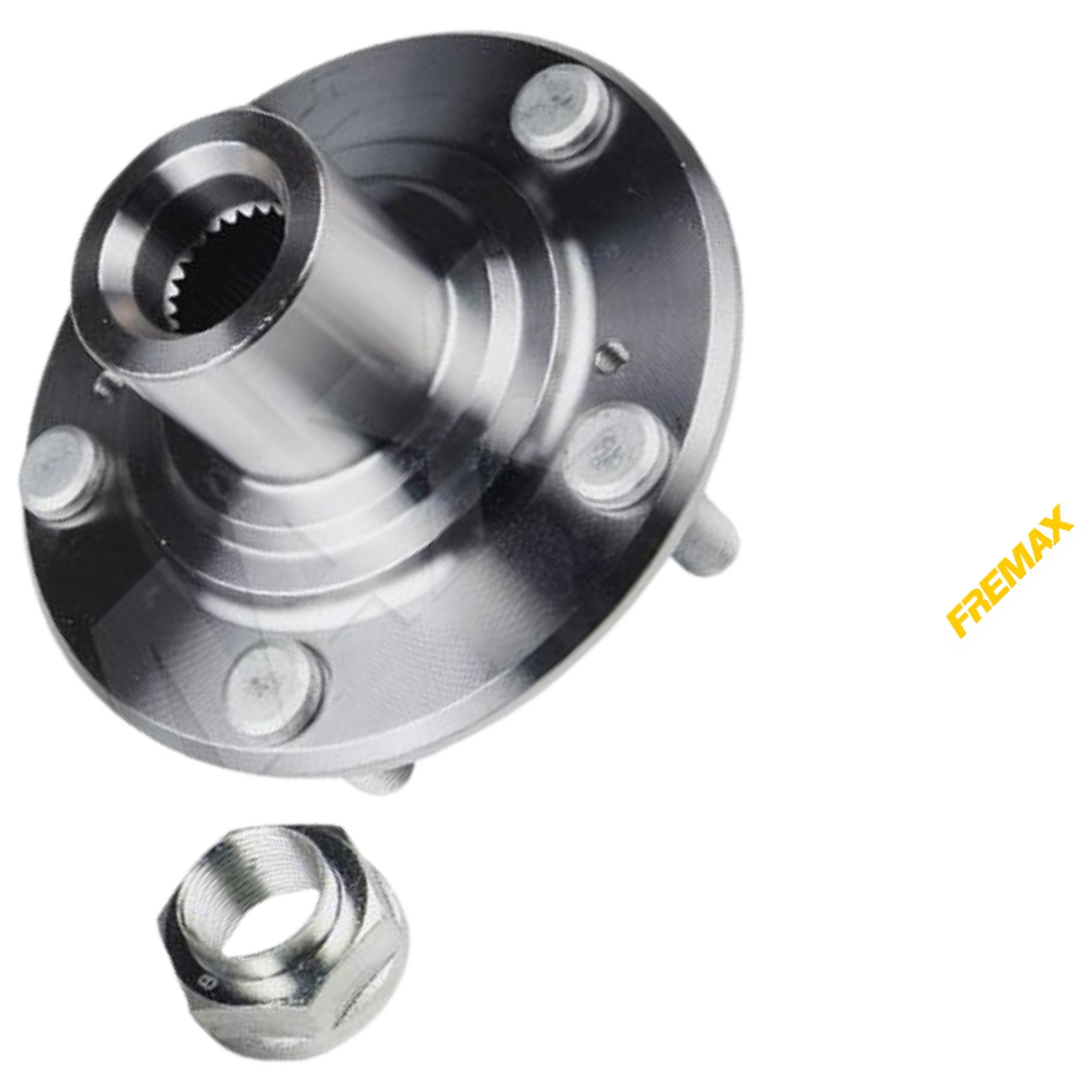 Cubo de Roda Dianteiro 5 Furos sem Rolamento sem ABS para Honda Accord e Civic - Fremax - FWB0700