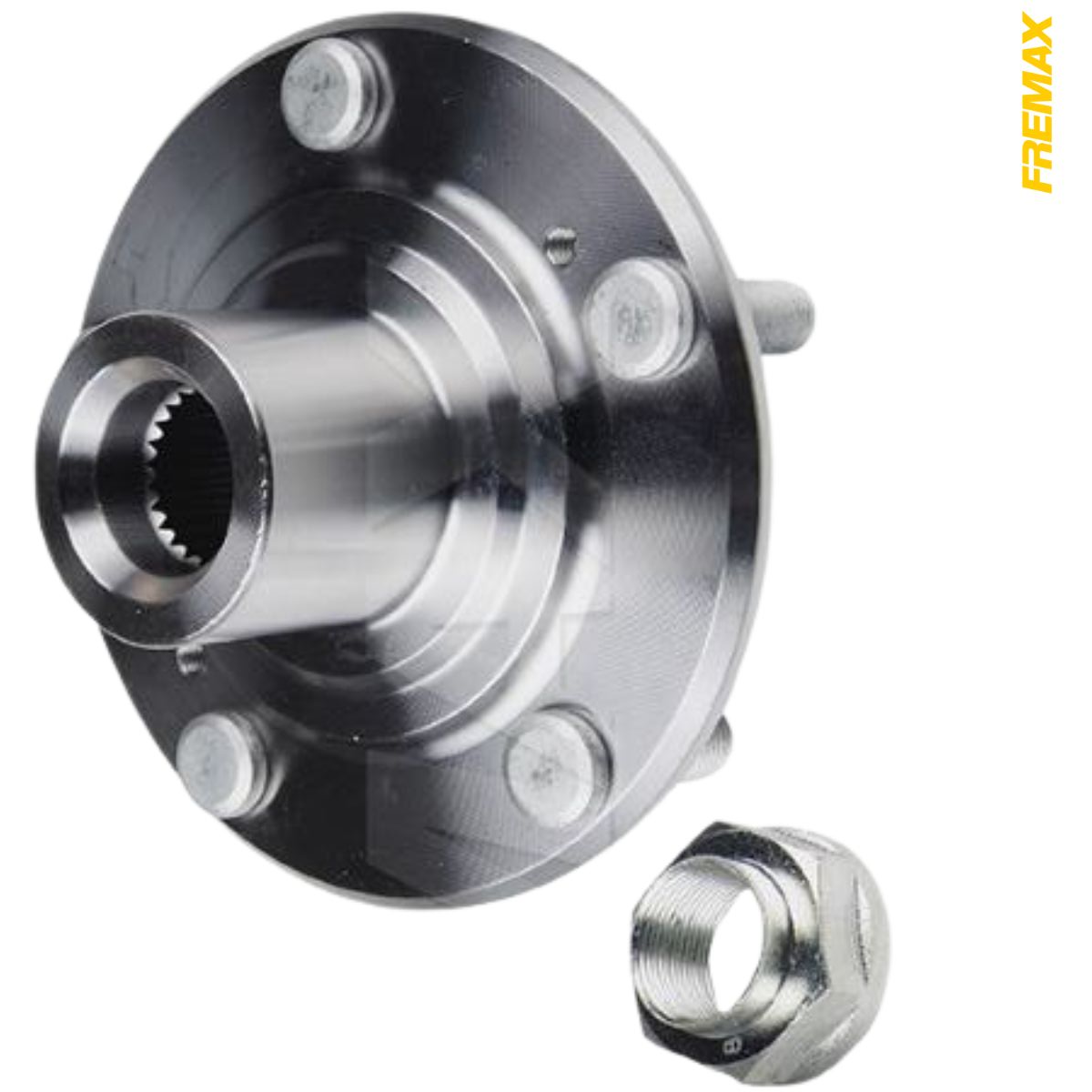 Cubo de Roda Dianteiro 5 Furos sem Rolamento sem ABS para Honda Accord e Civic - Fremax - FWB0700