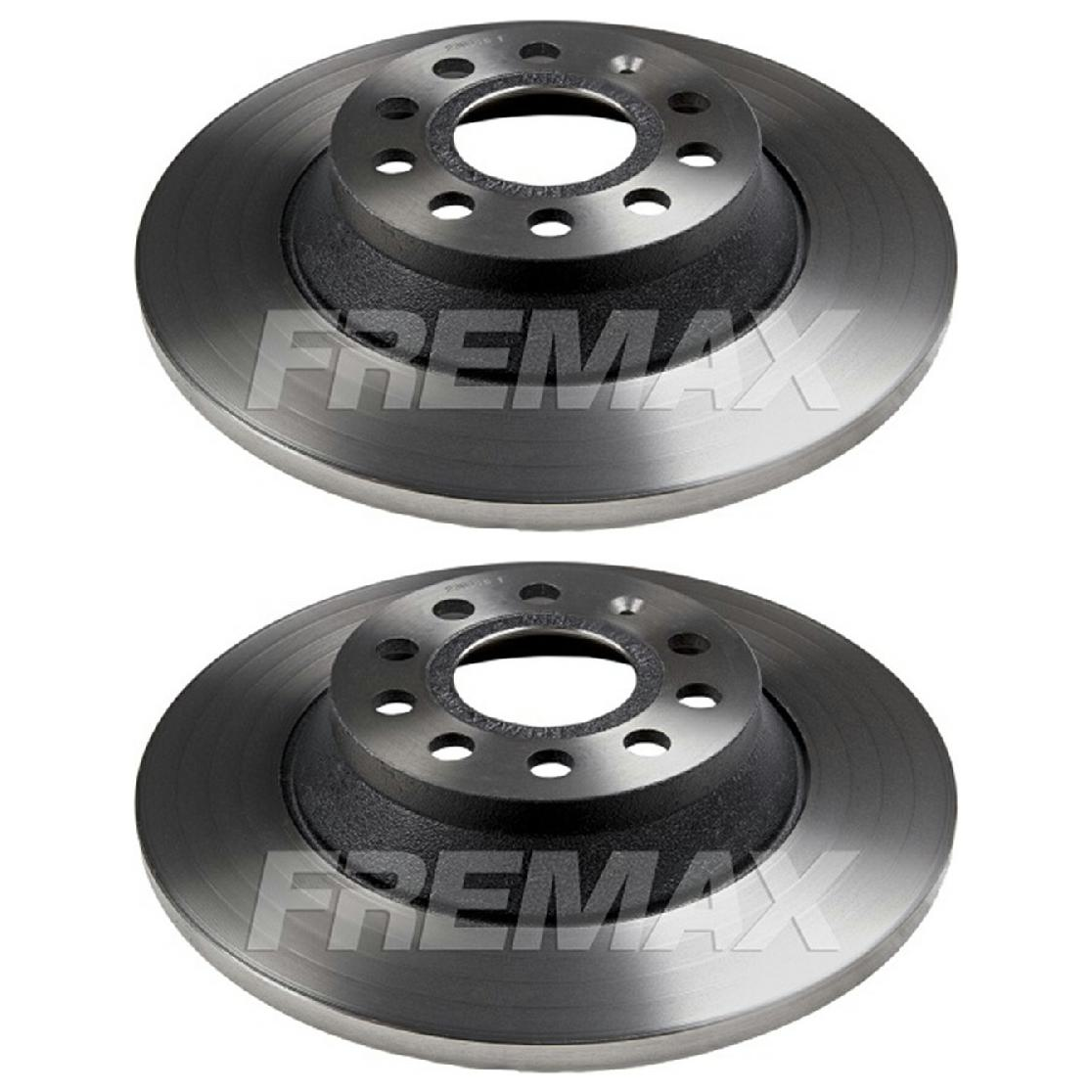 Par de Discos de Freio Sólido Traseiro  para Sistema Teves - Fremax - BD5642