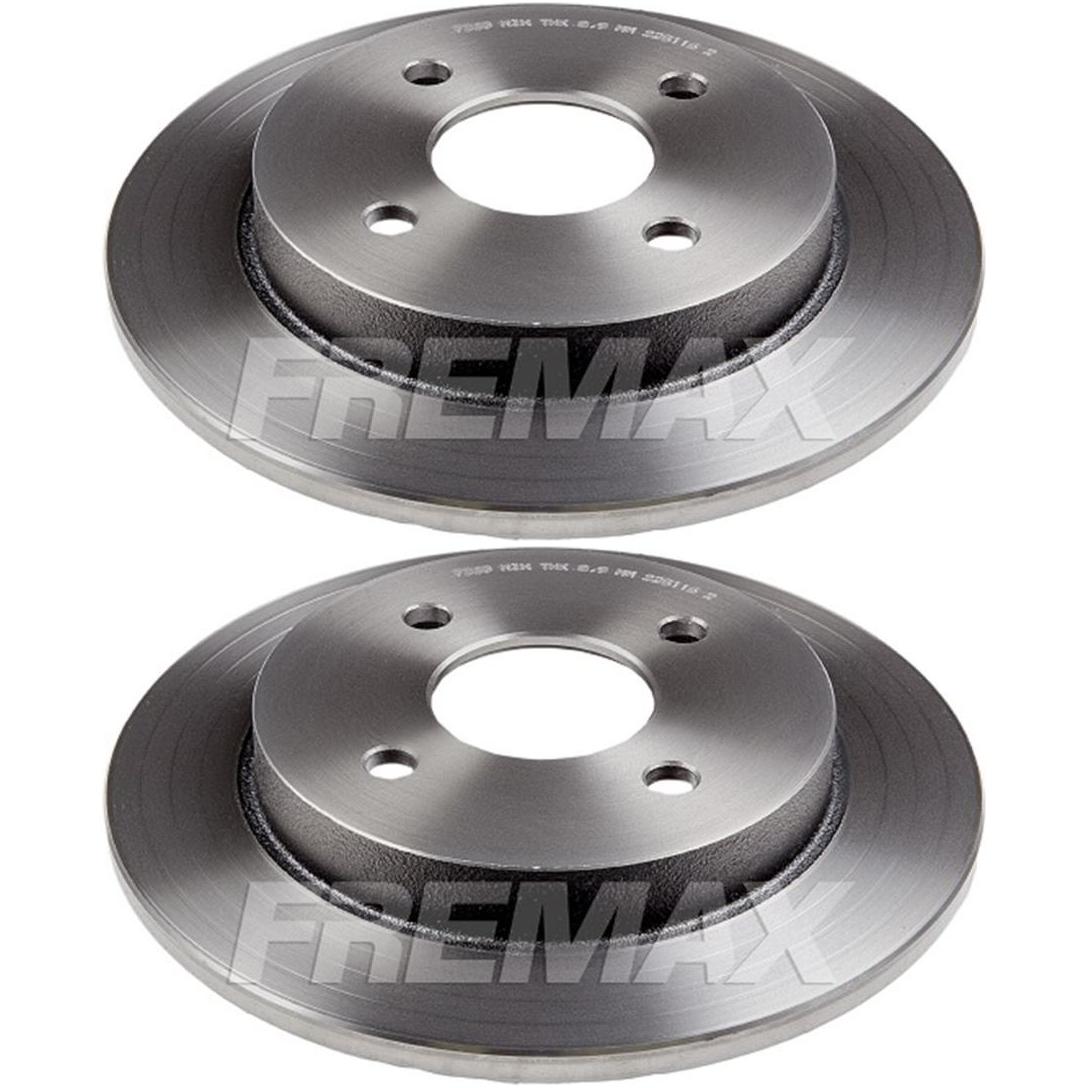 Par Disco de Freio Traseiro para Ford Focus e Focus Sedan - Fremax - BD7969