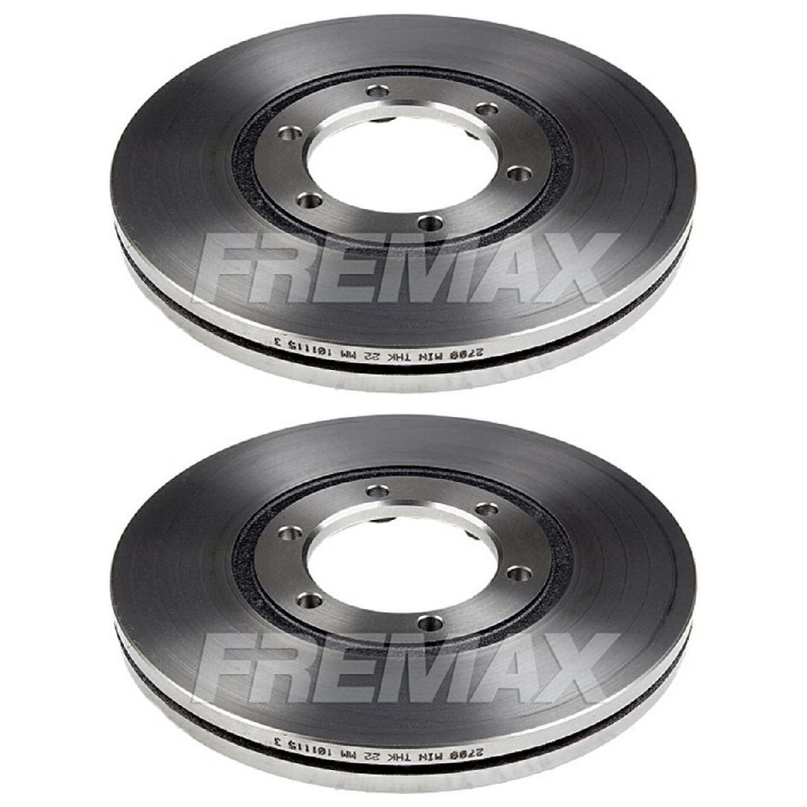 Par de Discos de Freio Ventilado Dianteiro - Fremax - BD2700