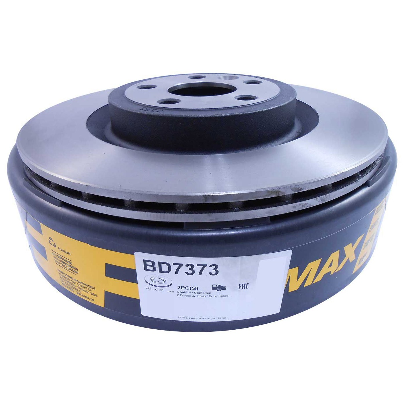 Par de Discos de Freio Ventilado Traseiro - Fremax - BD7373