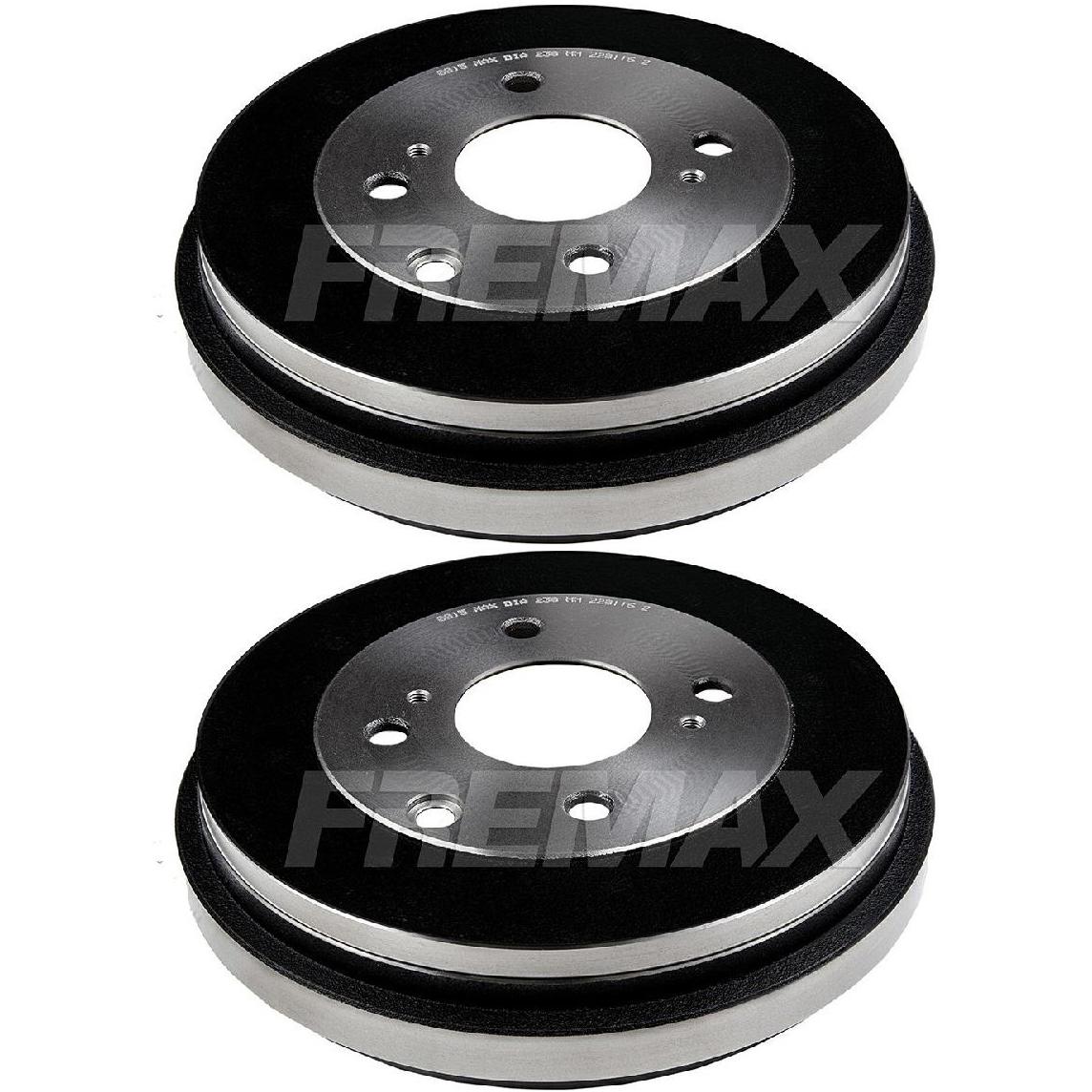 Par Tambor de Freio Traseiro para Nissan Grand Livina e Sentra - Fremax - BD0015