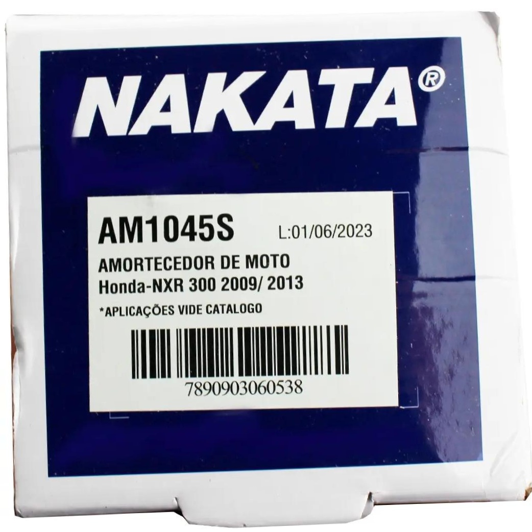 Amortecedor Traseiro Direito ou Esquerdo da Suspensão para Honda XRE 300 - Nakata - AM1045S