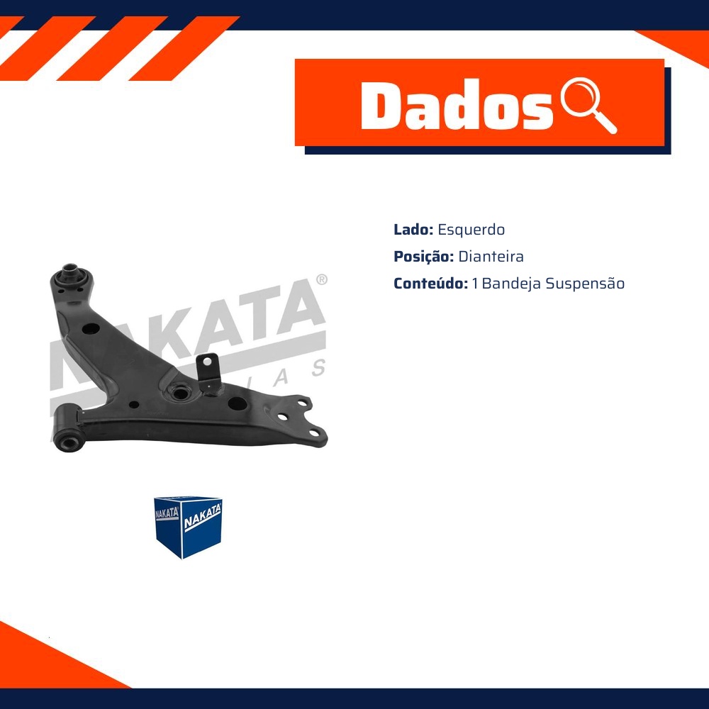 Bandeja de Suspensão Dianteira Esquerda para Toyota Corolla - Nakata - NBJ7001E
