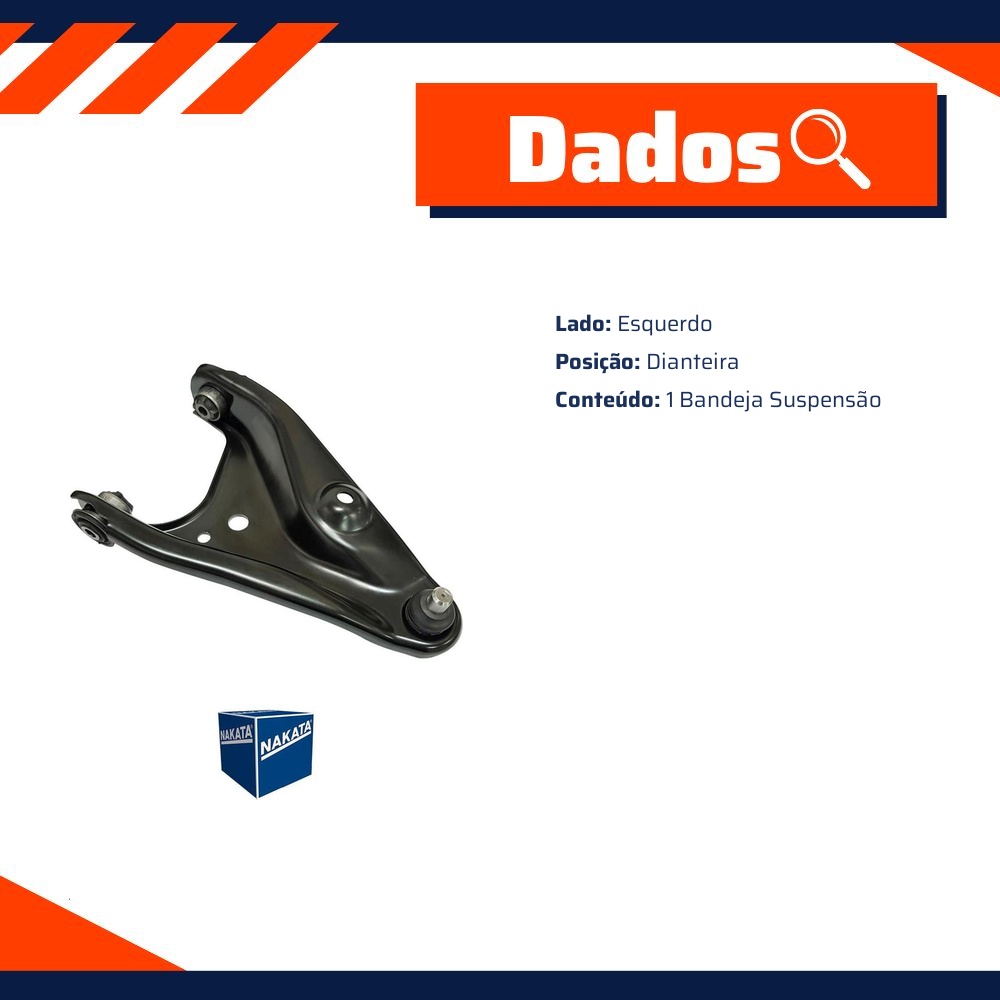 Bandeja de Suspensão Dianteira Esquerda - Nakata - NBJ6011EP