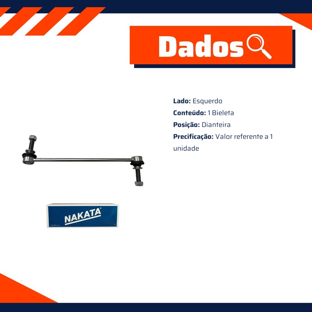 Bieleta para Chevrolet Cruze e Cruze Sport6 - Nakata - N 93053