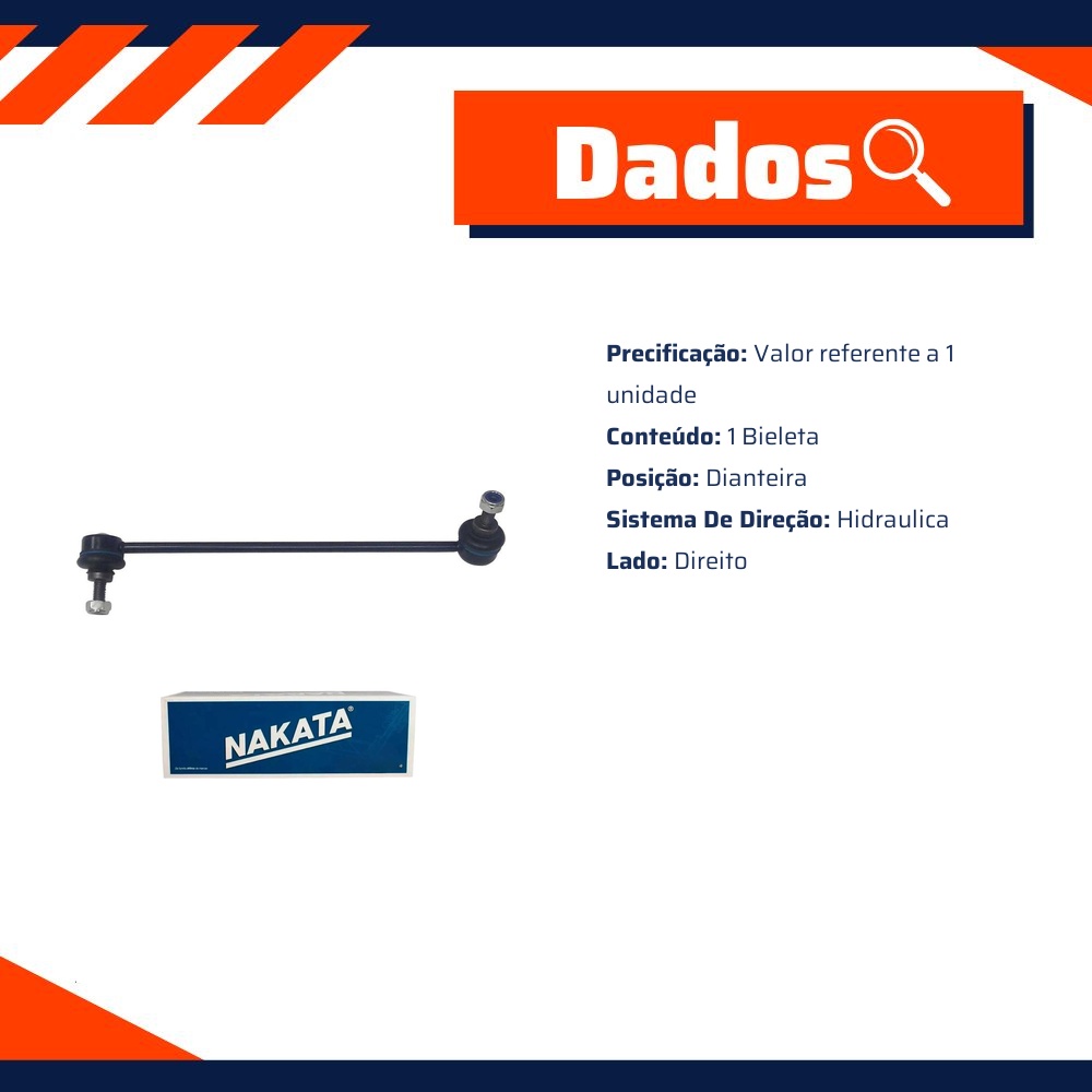Bieleta para Honda FIT - Nakata - N 99038