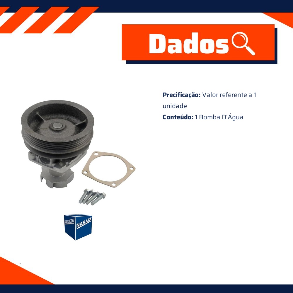 Bomba D'Água para Fiat Tipo - Nakata - NKBA01761