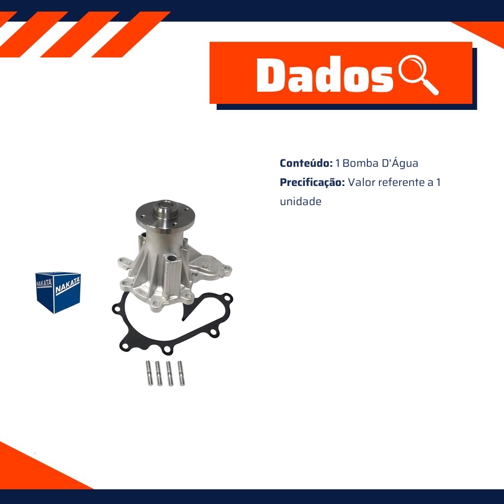 Bomba D'Água para Nissan Frontier e Pathfinder - Nakata - NKBA19001