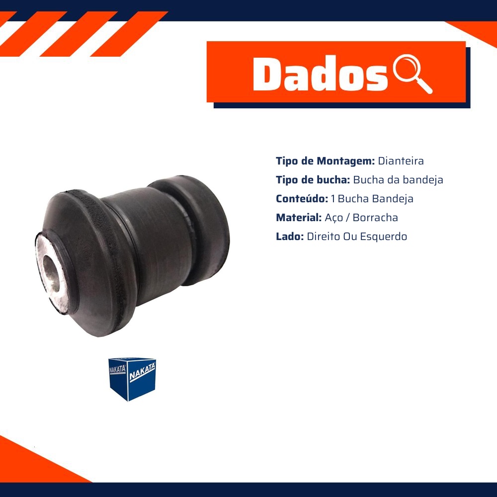 Bucha da Bandeja Dianteira para Ford Focus e Focus Sedan - Nakata - NB12022